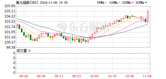 特朗普胜选致全球汇率市场巨震，美元强势拉升，新兴市场货币承压