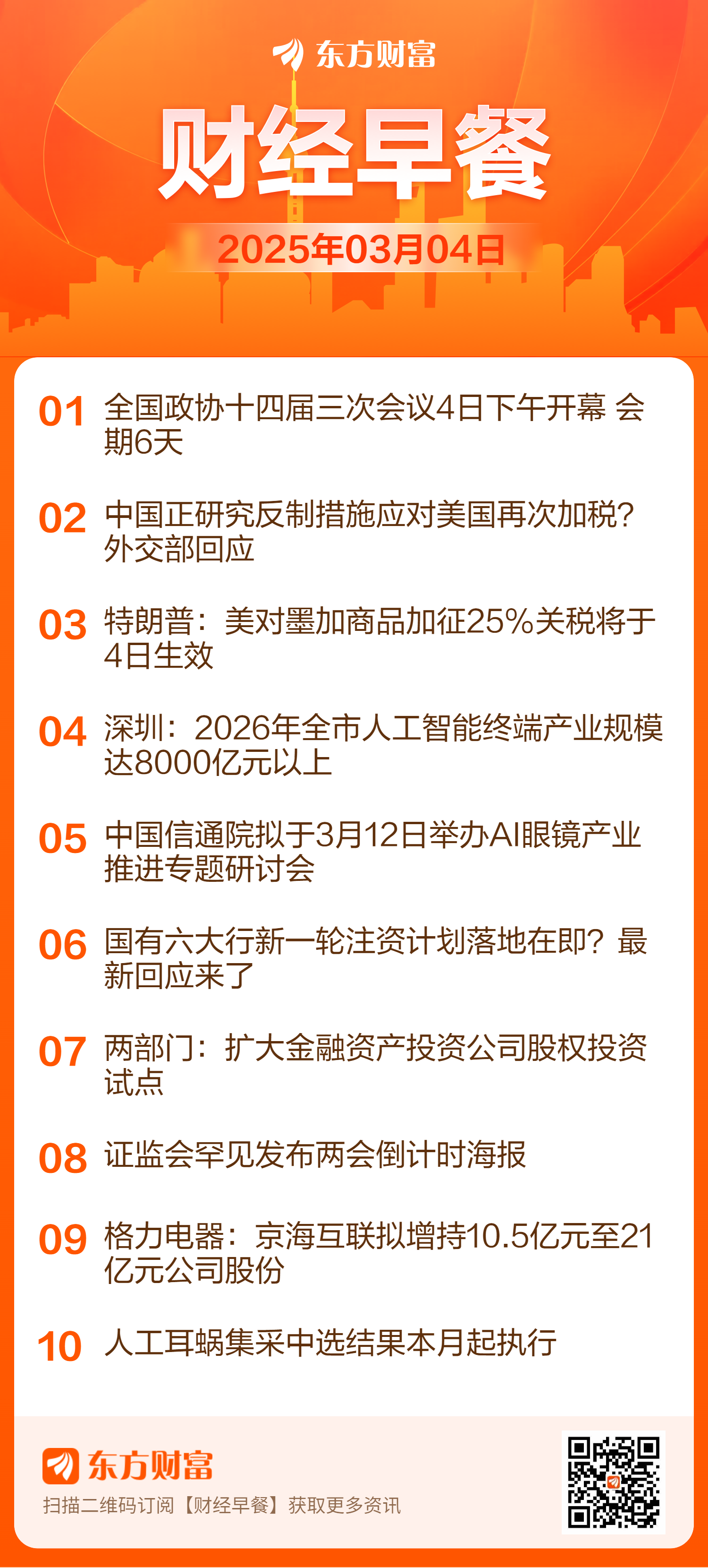 全国政协十四届三次会议开幕时间确定，中国拟对美采取反制措施