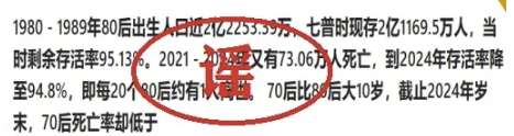 公安部网安局辟谣80后死亡率谣言，依法处罚造谣者夏某等人