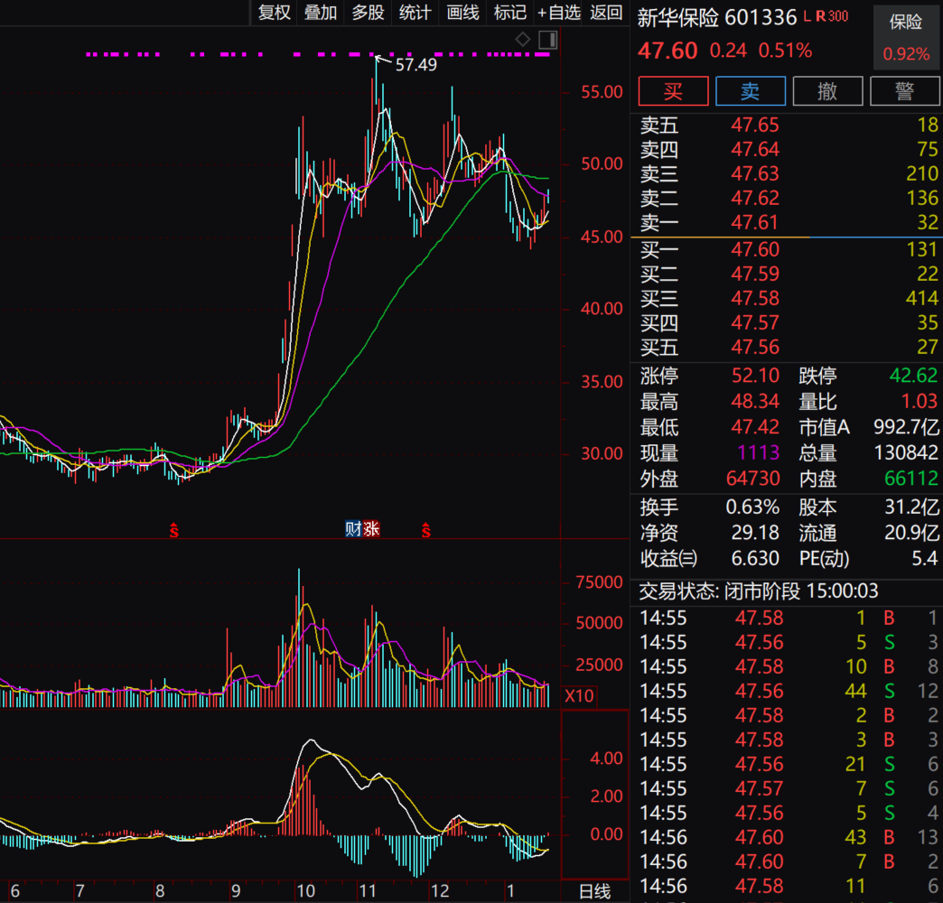 _新华保险2020净利润_新华保险业绩预告